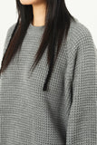 Leroy raglan waffle knit