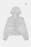Kate shirring short windbreaker jumper