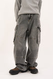 Monster cargo vintage denim pants