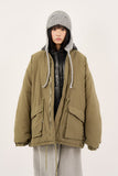 Dazed quilted M-65 short fishtail jumper