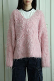 Pastel Cash V-neck Knit
