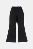 Thigh string bootcut banding pants