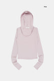 Hazel hooded crop long sleeve