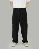 Velcro belt wide slacks