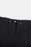 Mode slit string long skirt