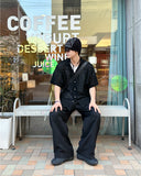 Siven two-tuck wide slacks