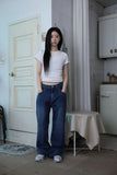 Comfort bootcut denim jeans