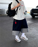 Pcell track bermuda pants