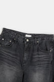 Nova curved wide denim pants