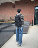Legacy one-tuck wide denim pants