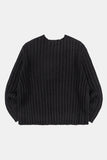 Raven wool ribbed crop knit