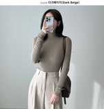 Turtleneck Collar Long Sleeve