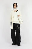 Scarf mink knit