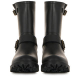 Dozen buckle rain boots