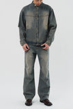 Anti Biker Denim Jacket