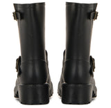 Dozen buckle rain boots
