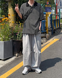 Needle pintuck balloon pants