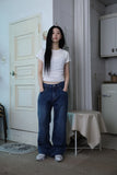 Comfort bootcut denim jeans