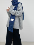 Teddy brush long muffler