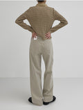 Pigmented Cotton Long Wide Pants