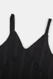Embossed see-through bustier one-piece