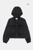 Kate shirring short windbreaker jumper