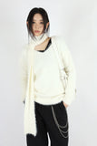 Scarf mink knit