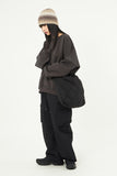 Plain overlock fleece over sweatshirt
