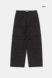 Dual cargo nylon wide pants