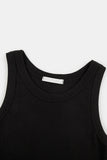 Cookie wide binding cropped sleeveless top