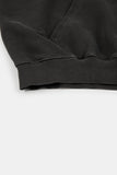 Petra pigment damaged hood zip-up