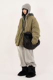 Dazed quilted M-65 short fishtail jumper