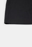 Mode slit string long skirt
