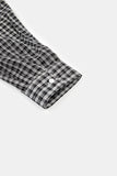Lloyd wrinkle over check shirt