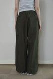 High fuzzy banding pants