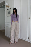 Teuel Unbalance Scarf Tee