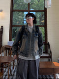 Western Mood Washing Denim Jacket