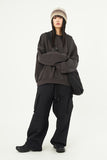 Plain overlock fleece over sweatshirt