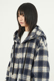 Kiruna hooded overcheck shirt