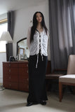 Shirring Mermaid Long Skirt