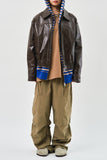 Chelo Wrinkled Leather Jacket