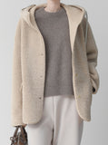 [Premium] Fluffy Loose Hood Jacket