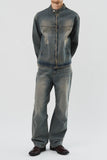 Anti Biker Denim Jacket