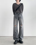 Dury V-neck Knit T-shirt