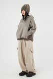 Tilt cargo fleece banding pants