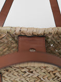 Nedic Rattan Medium Tote & Crossbody Bag