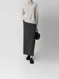 Side Silt Long Skirt