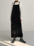 Velour Bustier Long one Piece