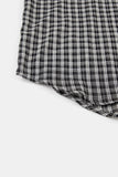 Lloyd wrinkle over check shirt