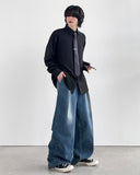 Gaif One Tuck Wide Denim